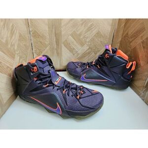 Nike Men's LeBron 12 Instinct Purple Basketball Shoes Size 12.  135